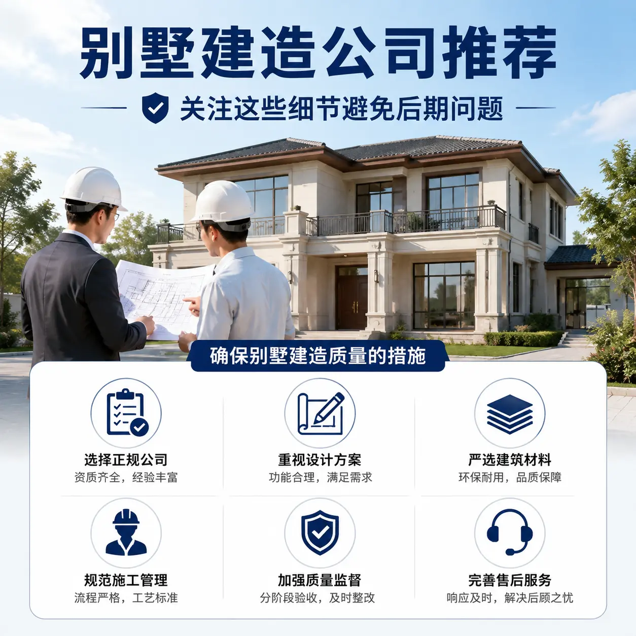 别墅建造公司推荐:关注这些细节避免后期问题