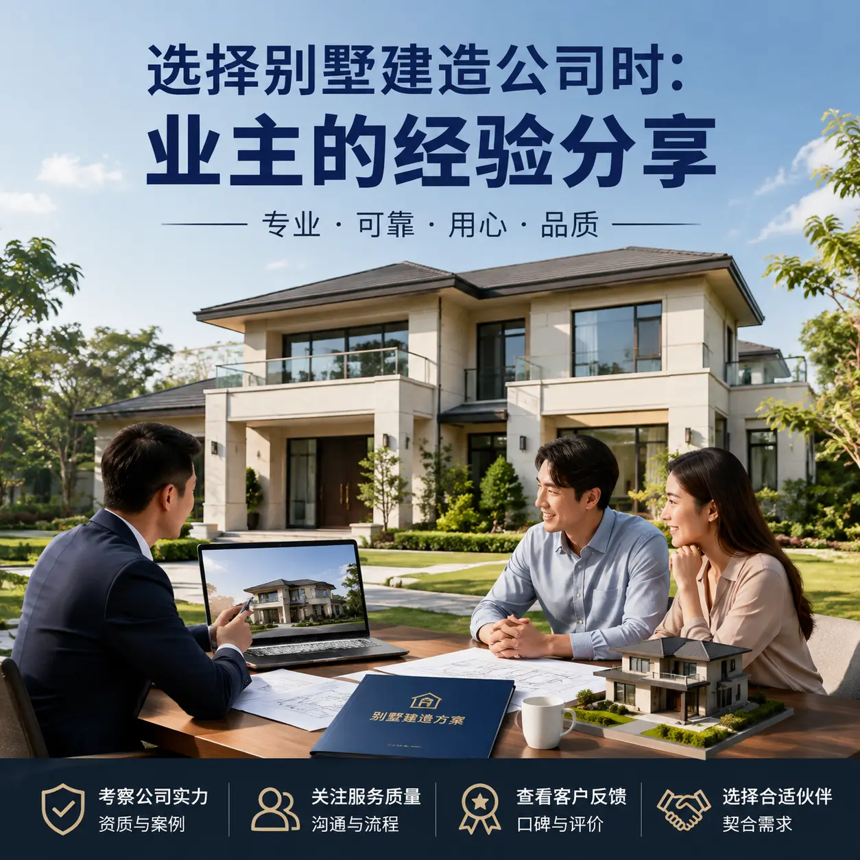 选择别墅建造公司时: 桐梓 业主的经验分享