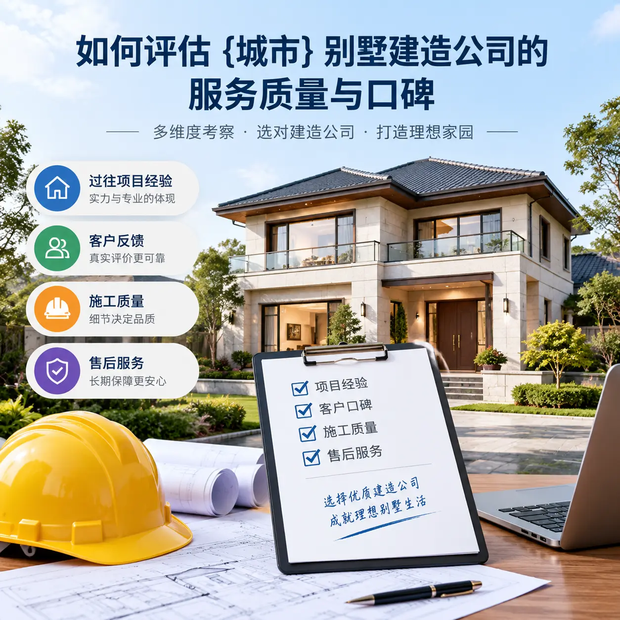 如何评估 桐梓 别墅建造公司的服务质量与口碑