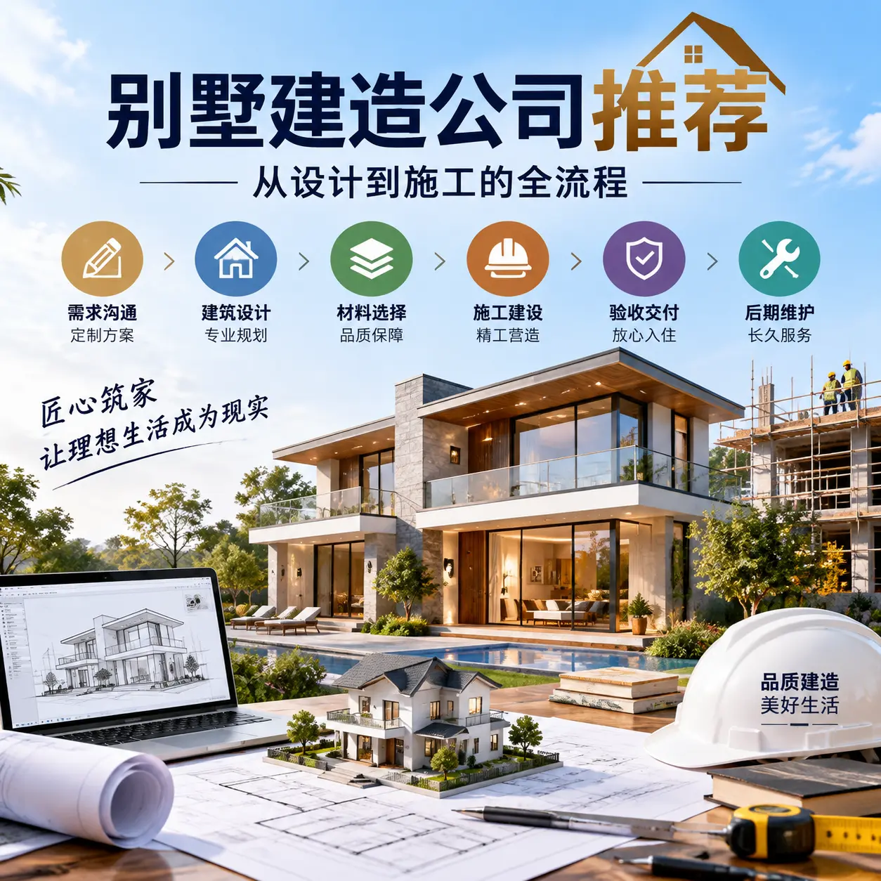 别墅建造公司推荐:从设计到施工的全流程