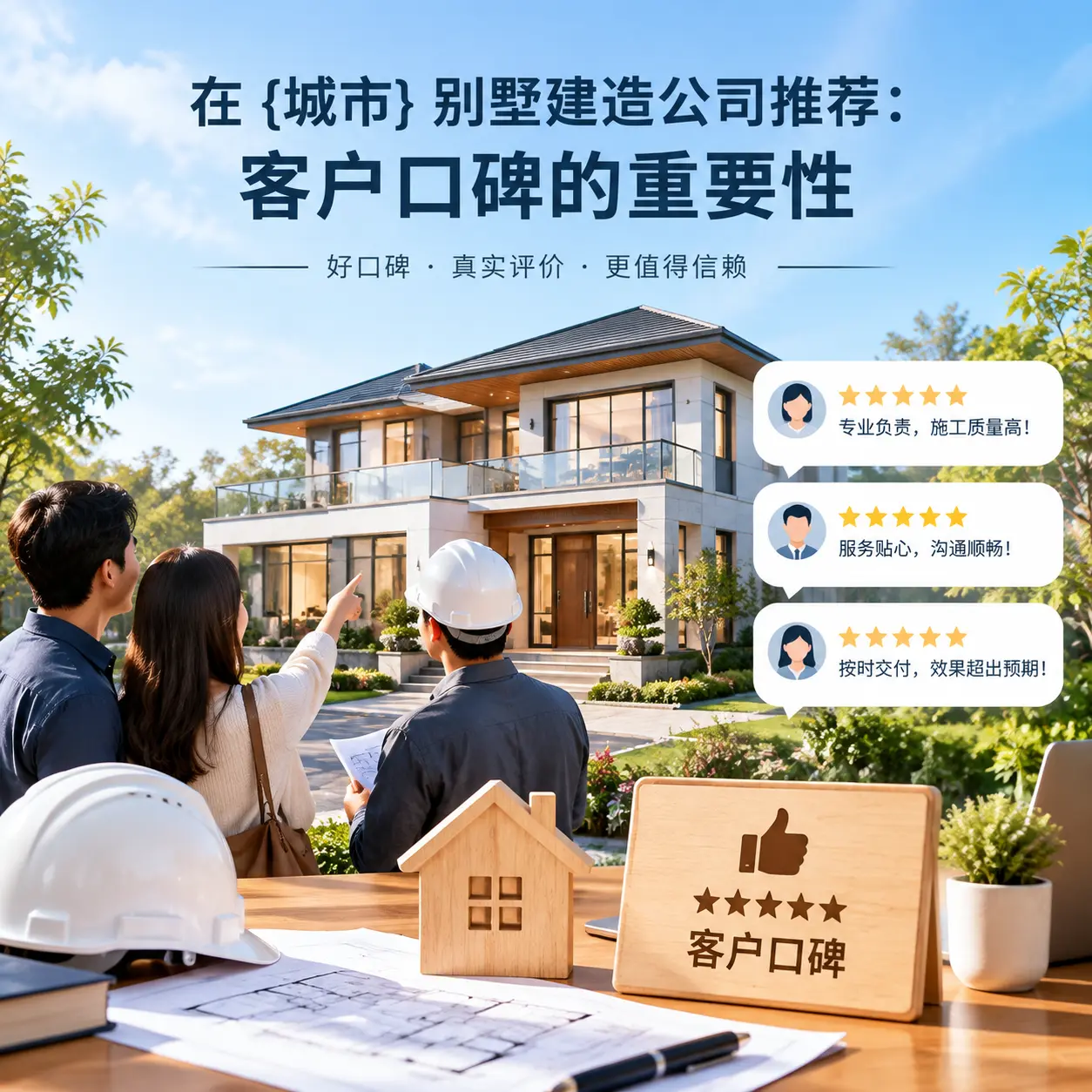 在 桐梓 别墅建造公司推荐:客户口碑的重要性
