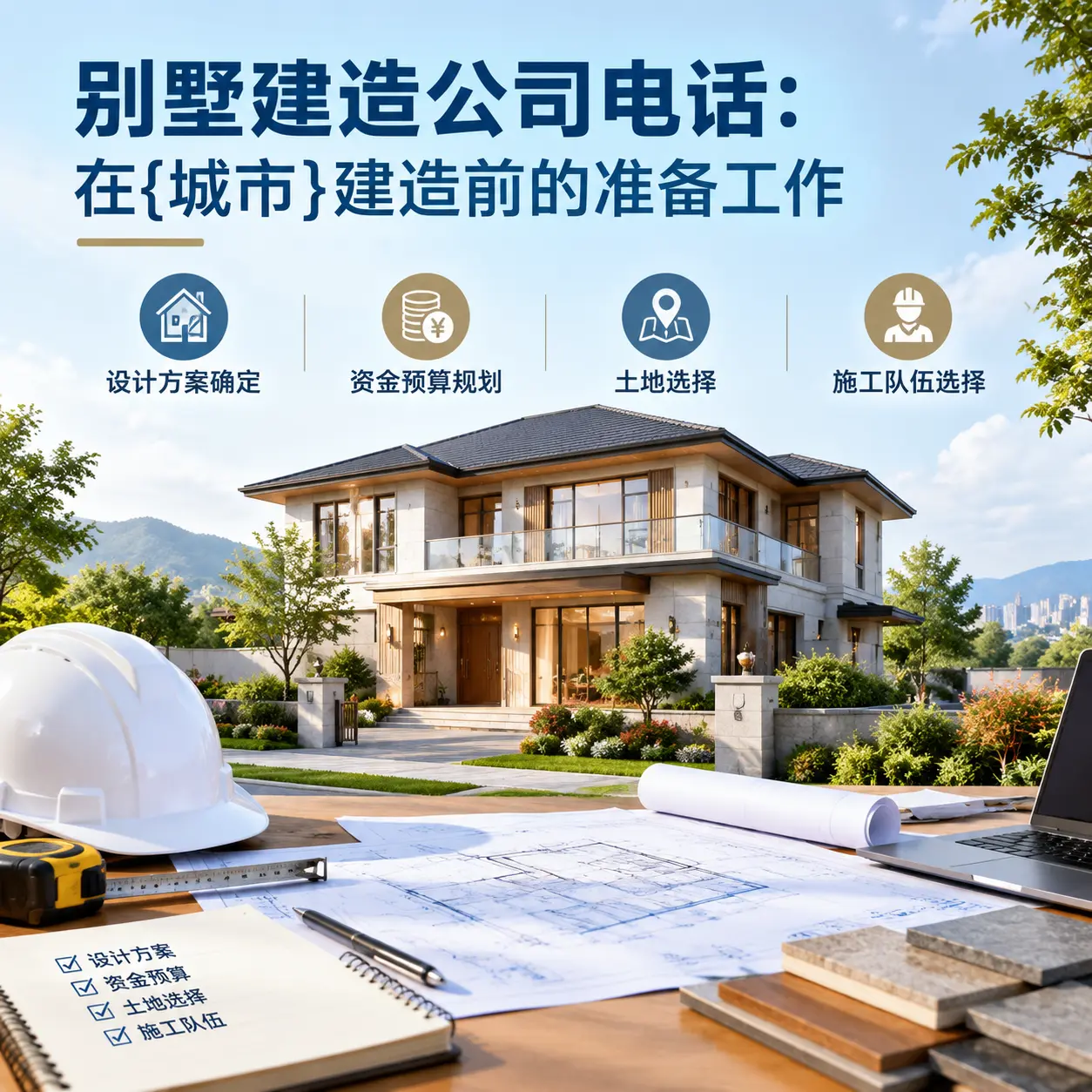 别墅建造公司电话：在桐梓建造前的准备工作