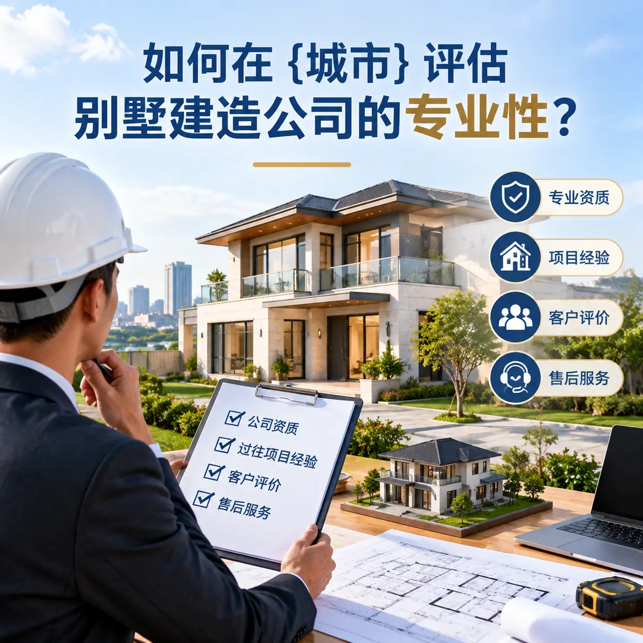 如何在 桐梓 评估别墅建造公司的专业性?