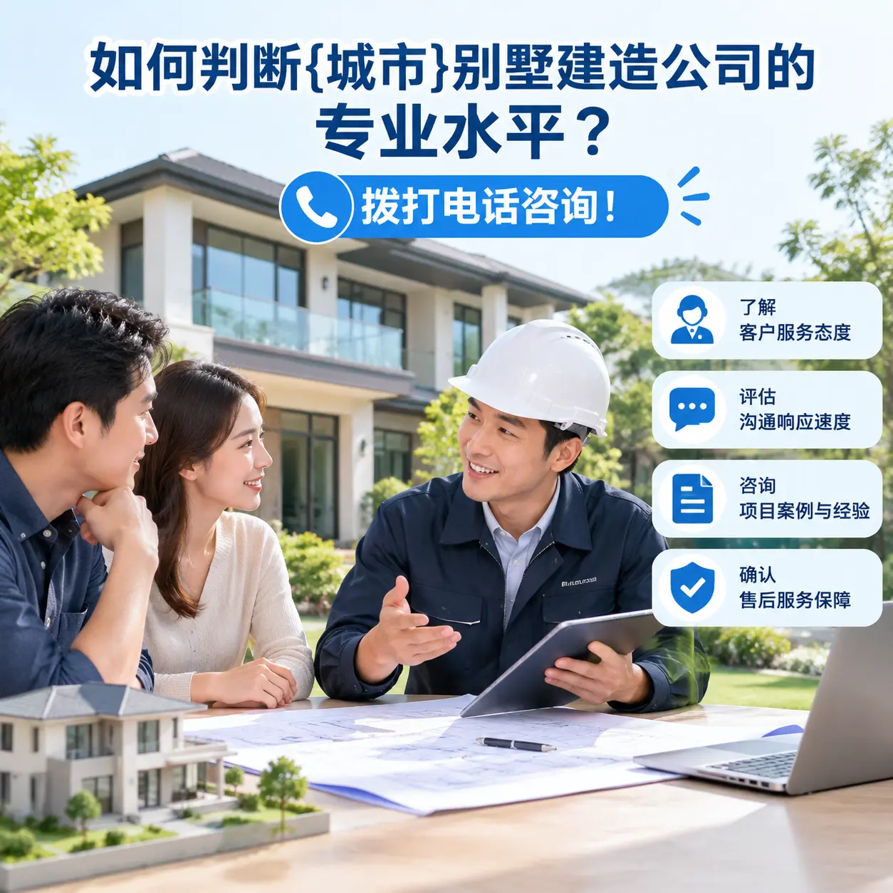 如何判断桐梓别墅建造公司的专业水平?拨打电话咨询!
